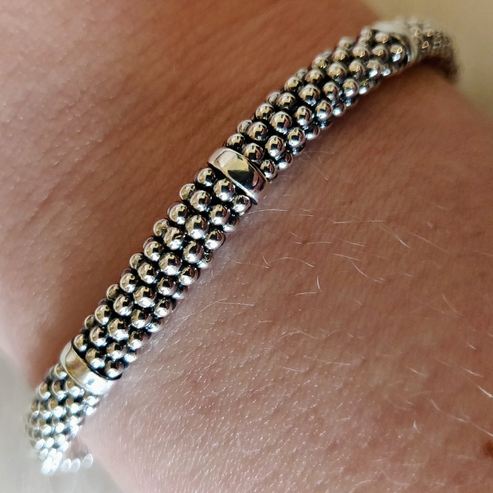 Lagos Signature Caviar Beaded Bracelet